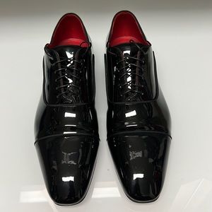 Men’s Black Christian Louboutin Greggy Chick Flats size 47 (13)
